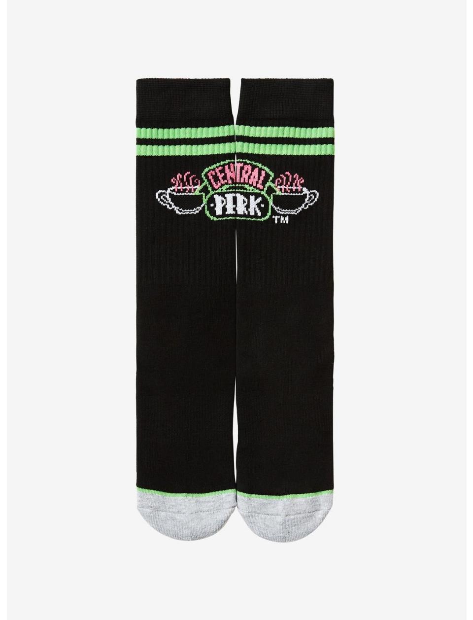 14) 'Friends' Central Perk Logo Crew Socks