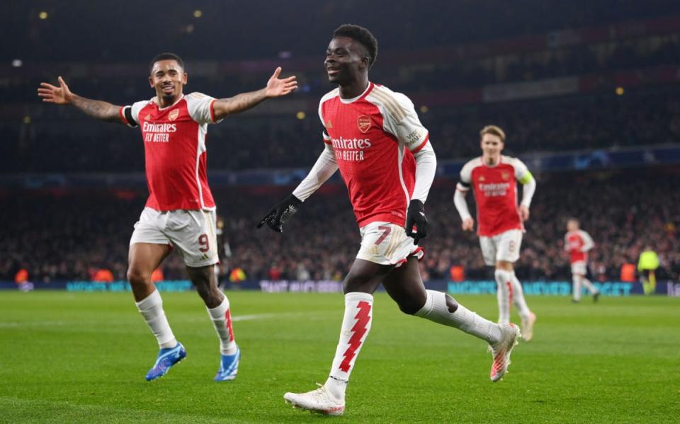 Bukayo Saka is a key part of the new-built Arsenal team (Getty Images)