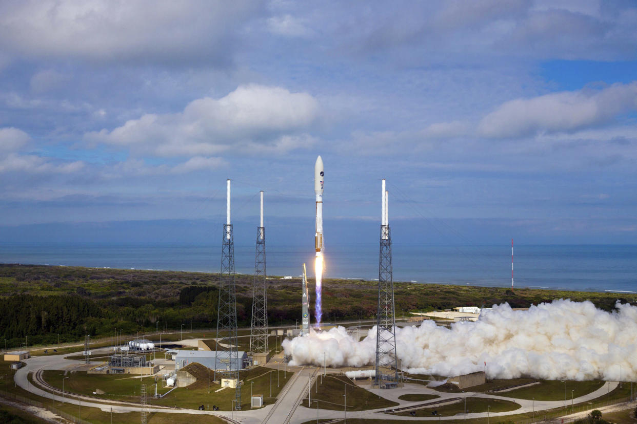 Launch of Atlas V OTV3 from Cape Canaveral AFS, FL. December 11, 2012 (Photo by DoD/Corbis via Getty Images)