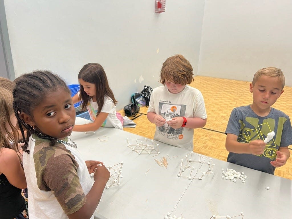 Campers participate in a STEM activity at "The Best Summer Ever" Summer Day Camp at the Monroe Family YMCA. This year's program runs through Sept. 2
Provided by Monroe Family YMCA