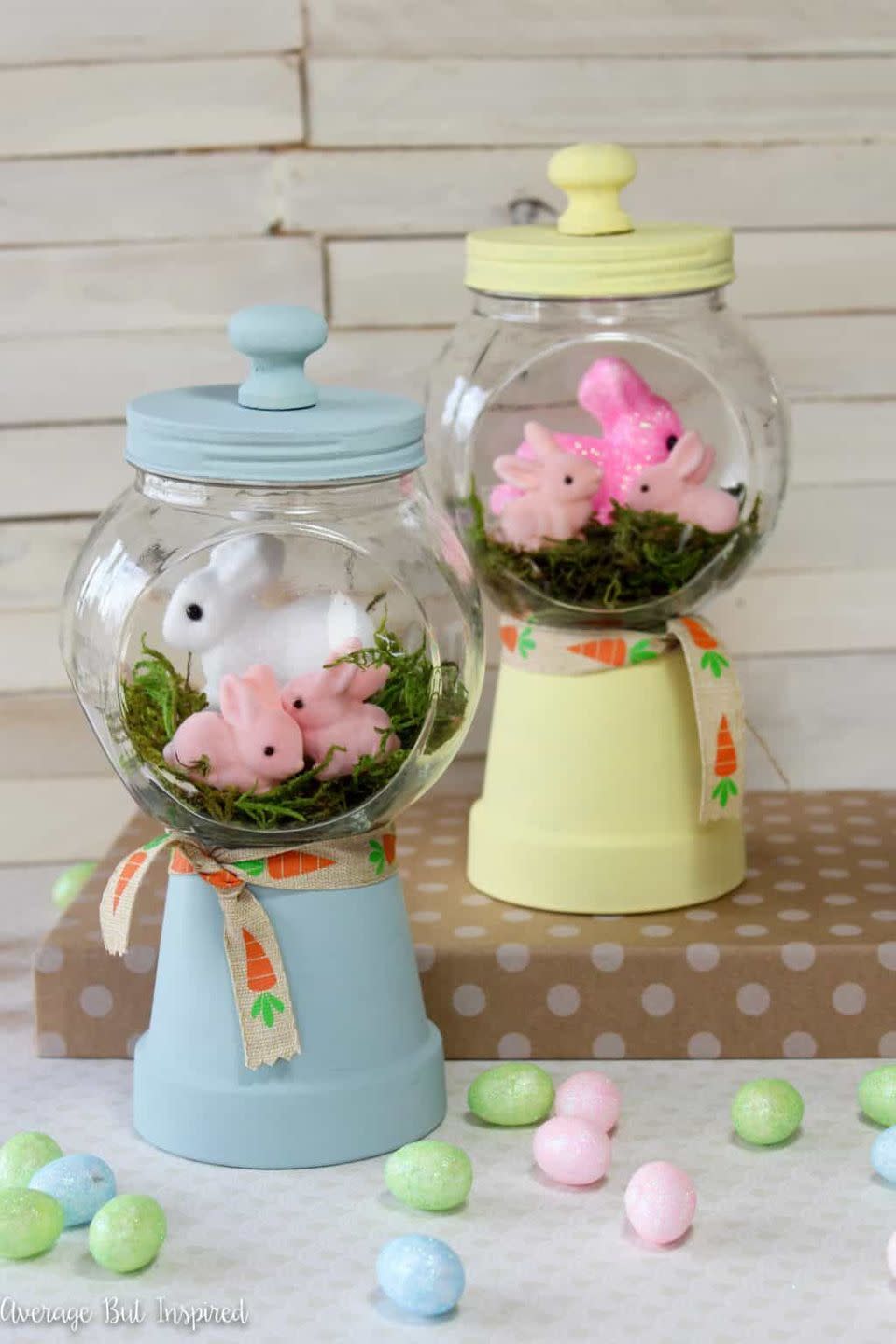 bunny gumball machines easter decorations