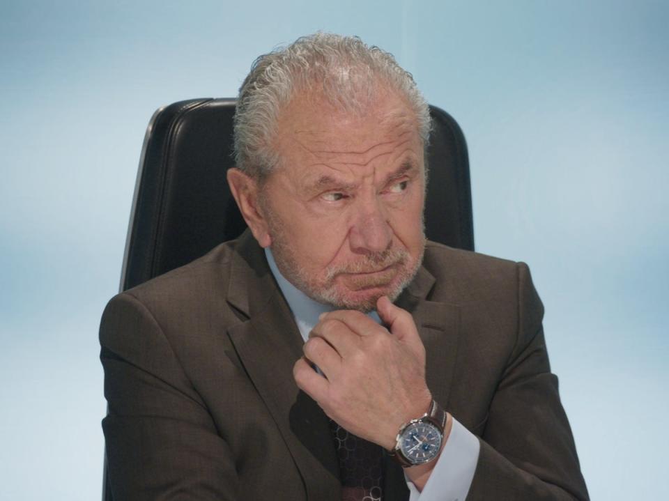 ‘The Apprentice’  star Alan Sugar’s manner on the show has been criticised as harsh and abrasive (BBC / Fremantlemedia Limited)
