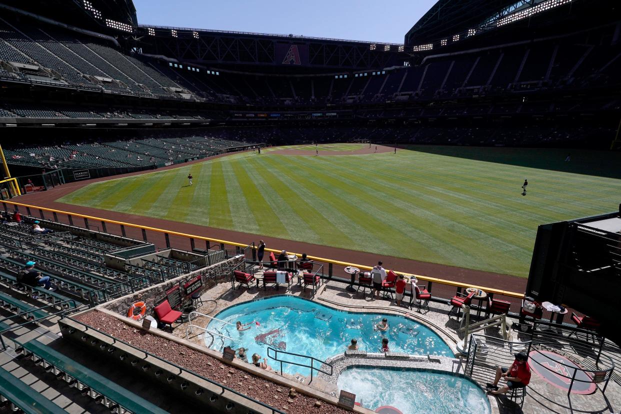 Chase Field has hosted World Series games in 2001 and 2023.