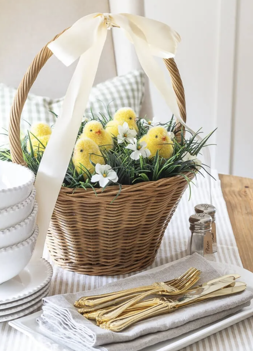 Little Faux Peep Baskets