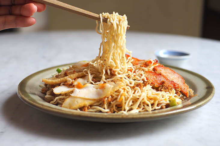 The fine noodles don't clump together and they're so tasty you will eat it all
