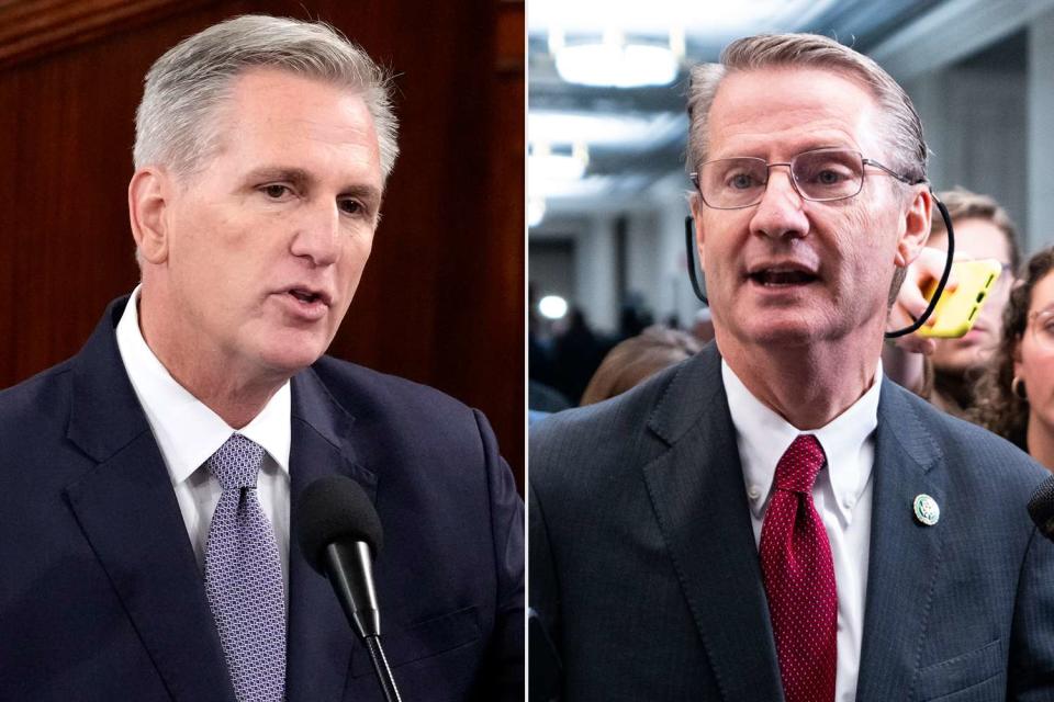 <p>Drew Angerer/Getty, Bill Clark/CQ-Roll Call, Inc via Getty</p> Kevin McCarthy, Tim Burchett