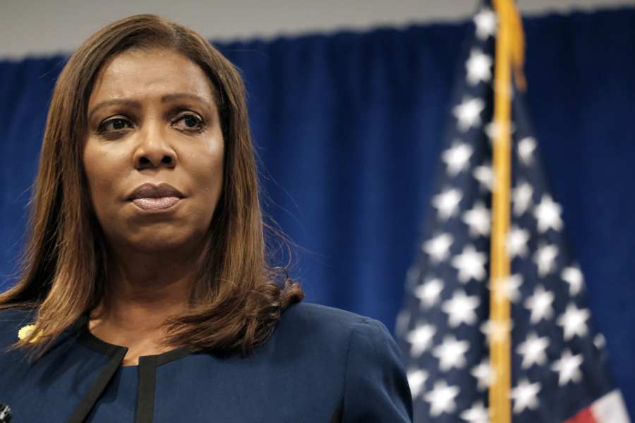 NEW YORK, NEW YORK – MAY 09: New York State Attorney General Letitia James makes an announcement about a new program that would provide financial resources to abortion providers in New York on May 09, 2022 in New York City. The Reproductive Freedom and Equity Program would help low-income residents and also financially assist people seeking an abortion who come to New York from states where the procedure is banned. (Photo by Spencer Platt/Getty Images)