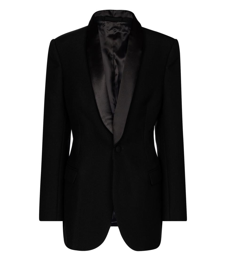 Release 05 wool tuxedo blazer