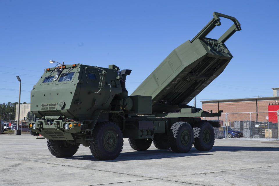 A High Mobility Artillery Rocket System, or HIMARS