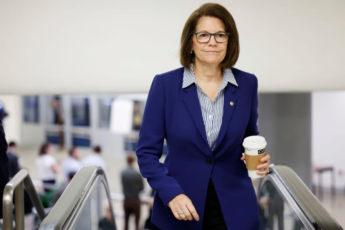 Senator Catherine Cortez Masto of Nevada is Kamala Harris’s oldest friend in the Senate. Can she deliver the Silver State for Harris?  (Getty Images)