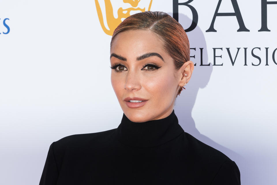 LONDON, UNITED KINGDOM - MAY 14, 2023: Frankie Bridge attends the BAFTA Television Awards with P&O Cruises at the Royal Festival Hall in London, United Kingdom on May14, 2023. (Photo credit should read Wiktor Szymanowicz/Future Publishing via Getty Images)