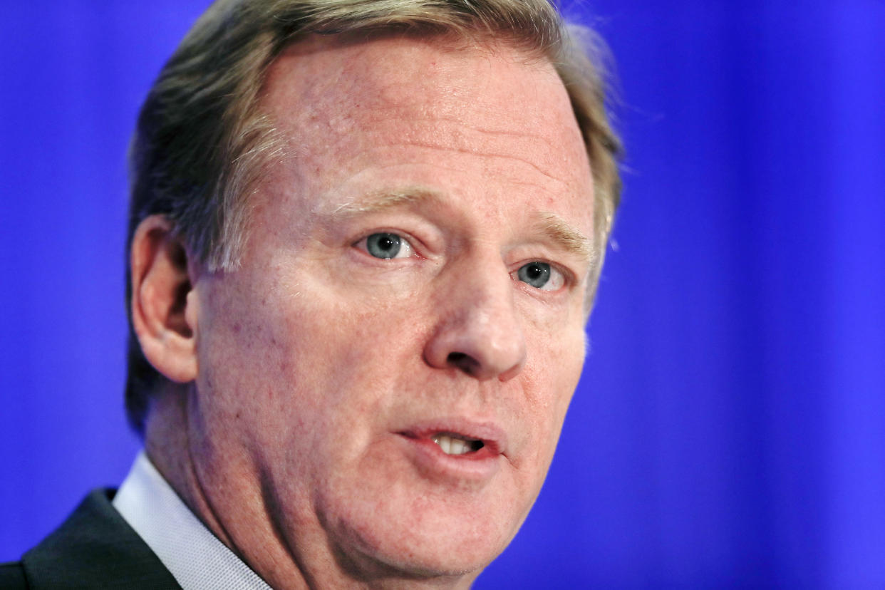 NFL commissioner Roger Goodell donated to the scholarship fund for the children of a soldier killed in Niger. (AP)