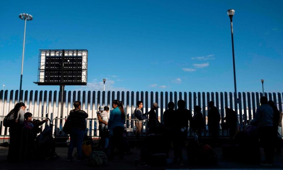 Asylum seekers wait for their turn to cross to the United States at El Chaparral crossing port on the US-Mexico border in Tijuana, Baja California state, Mexico, on 29 February 2020. In 2018, when a district judge in the ninth circuit blocked Trump restrictions on asylum applications, Trump tweet-raged that “the 9th Circuit is a complete & total disaster” and “out of control” with “a horrible reputation.”