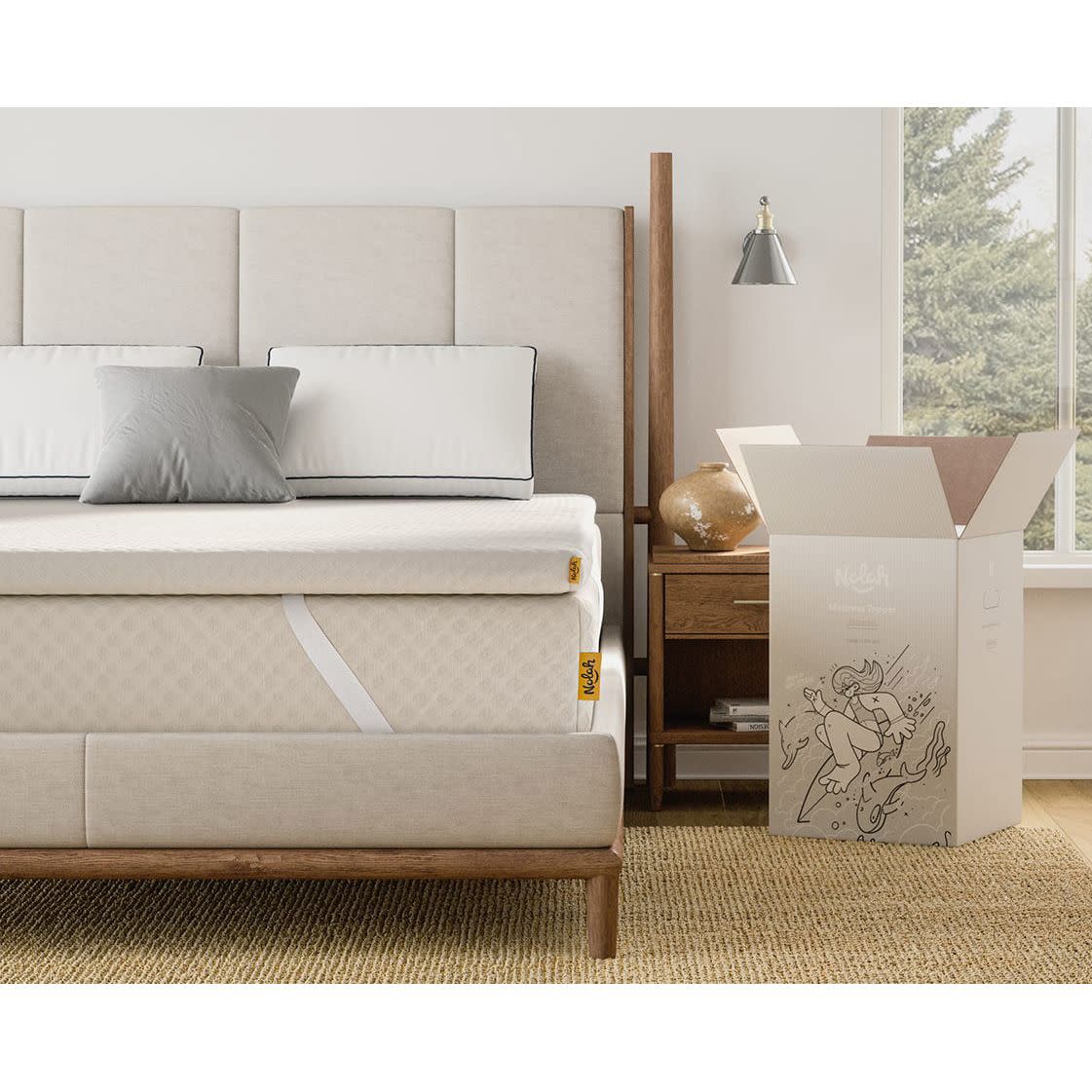 <p><a href="https://go.redirectingat.com?id=74968X1596630&url=https%3A%2F%2Fwww.nolahmattress.com%2Fproducts%2Fnolah-mattress-topper&sref=https%3A%2F%2Fwww.cosmopolitan.com%2Flifestyle%2Fg39414014%2Fbest-cooling-mattress-toppers%2F" rel="nofollow noopener" target="_blank" data-ylk="slk:Shop Now;elm:context_link;itc:0;sec:content-canvas" class="link rapid-noclick-resp">Shop Now</a></p><p>Mattress Topper</p><p>$1.00</p><p>nolahmattress.com</p>