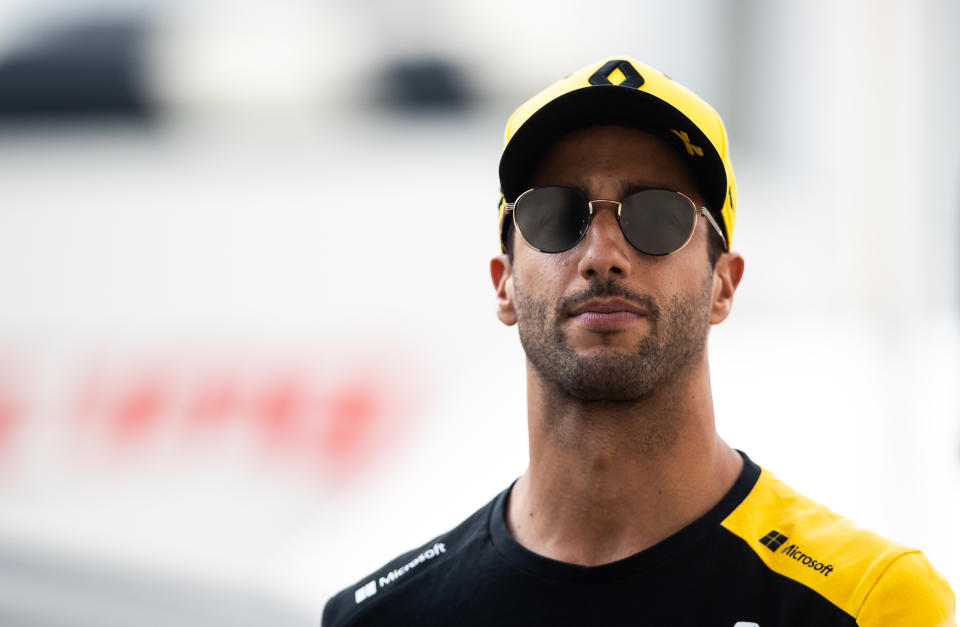 Daniel Ricciardo admitted he didn't want to race following Hubert's passing. (Photo by Lars Baron/Getty Images)