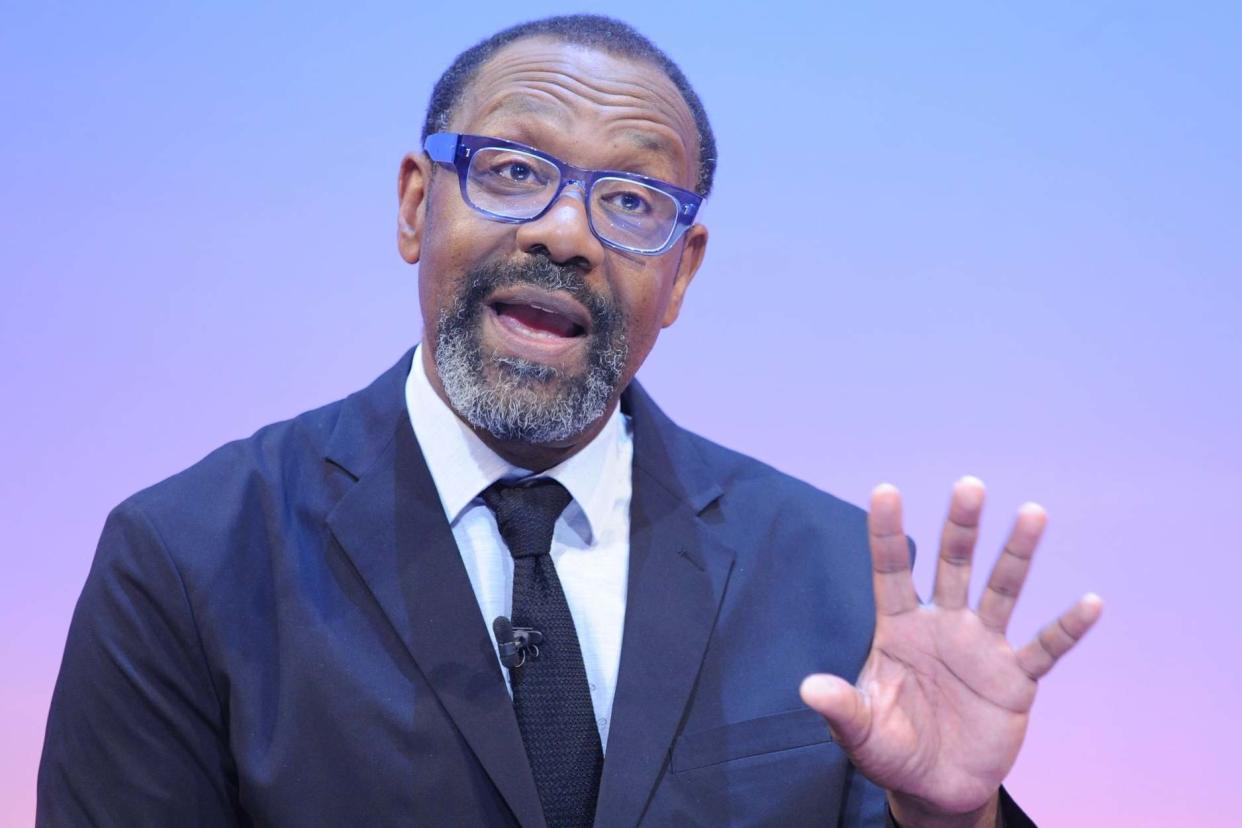 Sir Lenny Henry speaking at the Royal Television Society Cambridge Convention on 20 September, 2019: Richard Kendal/RTS/PA Wire