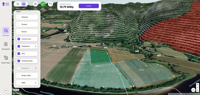 Glint solar's SaaS for solar project analysis