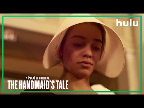 Madeline Brewer as Janine in 'The Handmaid's Tale'