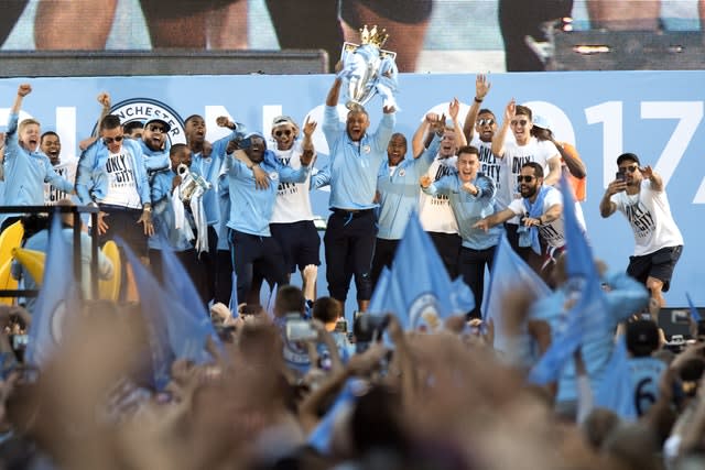 Manchester City Premier League Trophy Parade