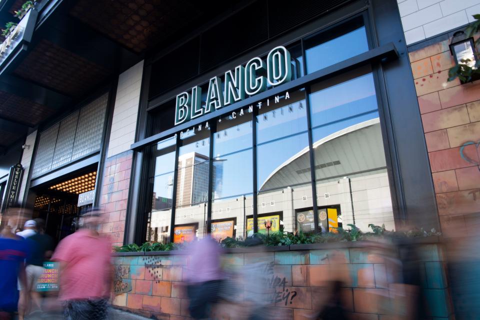 Blanco Cocina on Broadway Street in Nashville, Tenn., Saturday, July 15, 2023. 