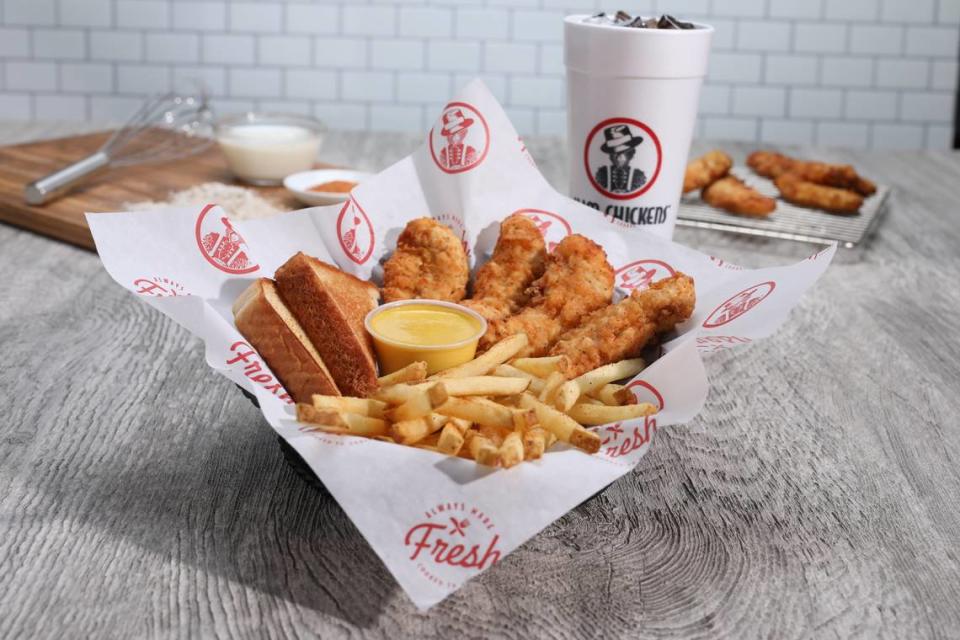 Slim Chickens, which serves fresh-made chicken tenders and wings with your choice of 17 house-made dipping sauces (including gravy), opened in Lexington.