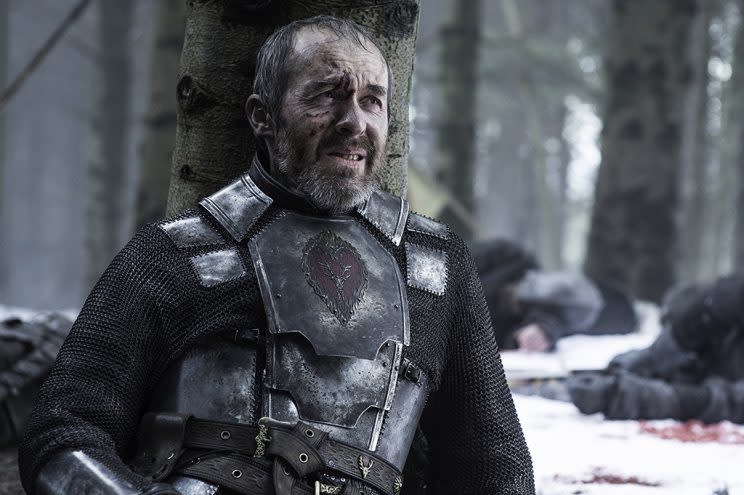 Stephen Dillane as Stannis Baratheon in the Season 5 finale of 'Game of Thrones' (Credit: HBO)