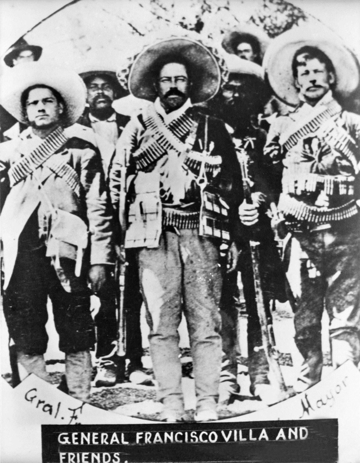 General Francisco "Pancho" Villa and friends. (undated)