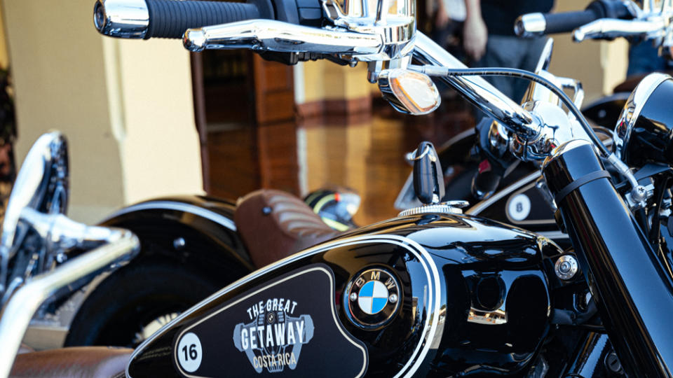One of the BMW R 18 motorcycles used for the tour. - Credit: Hermann Koepf, courtesy of BMW Motorrad.