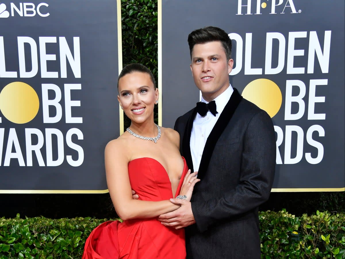 Scarlett Johansson and Colin Jost got married in October 2020 (Getty Images)