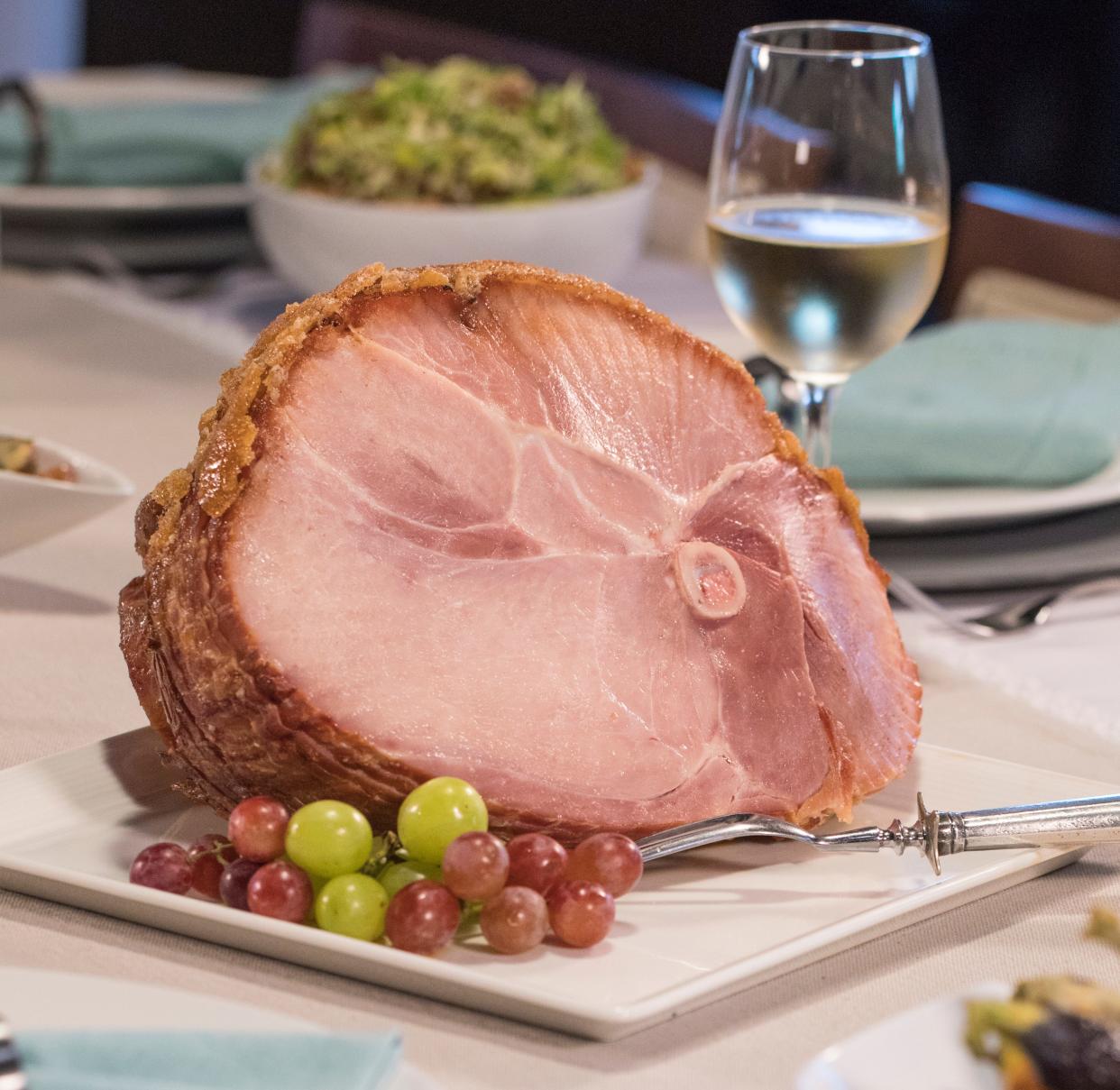 Here's how to reheat holiday ham.