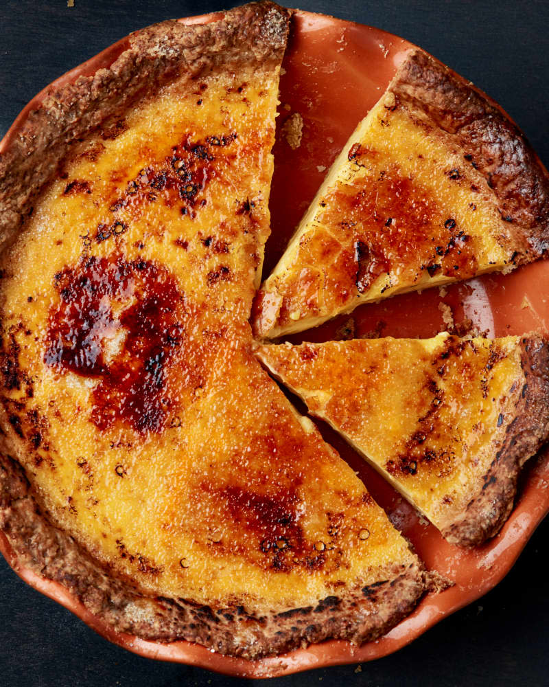 Cardamom Crème Brûlée Pie