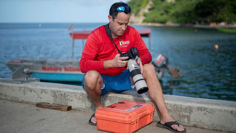 Shane Gero is a whale biologist and founder of the Dominica Sperm Whale Project