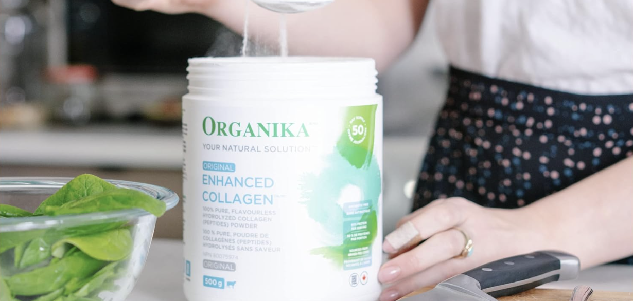 Organika Enhanced Collagen Peptides Protein Powder (Photo via Amazon)
