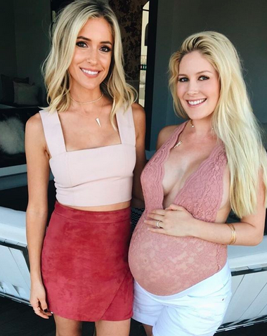 <p><em>The Hills</em> are a alive with mommies! The reality star and mom of three reunited with former co-star Heidi Pratt, who is expecting her first child with husband Spencer, at an event for Cavallari’s jewelry line. “This girl. Love her and that cute little belly,” she wrote. “Thanks for coming by.” (Photo: <a rel="nofollow noopener" href="https://www.instagram.com/p/BYcIwFsjUnc/?taken-by=kristincavallari" target="_blank" data-ylk="slk:Kristin Cavallari via Instagram;elm:context_link;itc:0;sec:content-canvas" class="link ">Kristin Cavallari via Instagram</a>) </p>