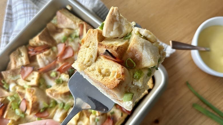 Overnight Eggs Benedict Casserole