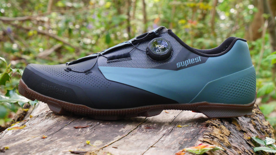 Suplest Mountain Performance shoe pictured from the side