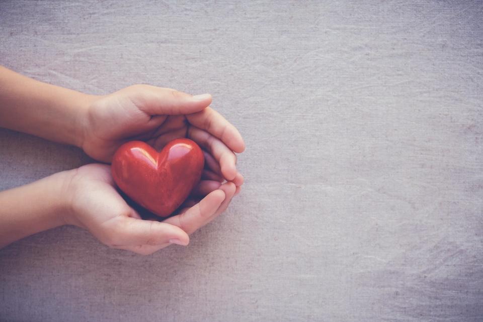 El dibujo de los órganos del cuerpo responde a la necesidad didáctica. <a href="https://www.shutterstock.com/es/image-photo/child-hands-holding-red-heart-health-672523219" rel="nofollow noopener" target="_blank" data-ylk="slk:Shutterstock / SewCream;elm:context_link;itc:0;sec:content-canvas" class="link ">Shutterstock / SewCream</a>