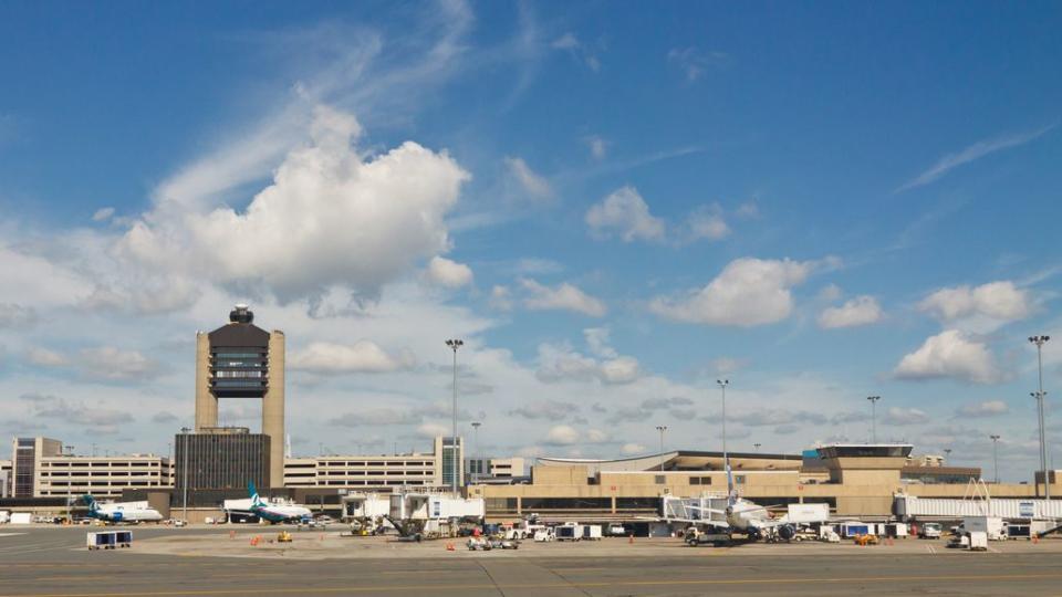 Logan International Airport in Boston