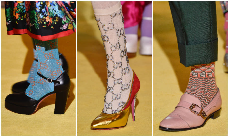 Designer socks are every fashion-girl's must-have item this season