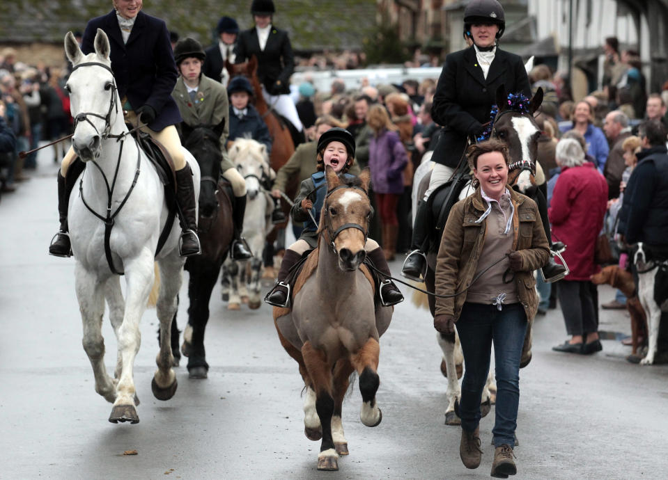 Participants Prepare For The Traditional Boxing Day Hunt