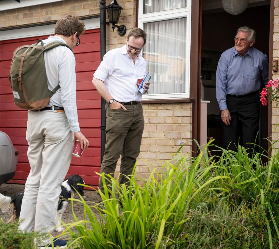 In the past, people have refused to tell Tom Tugendhat how they would vote even though he knew they were Tories