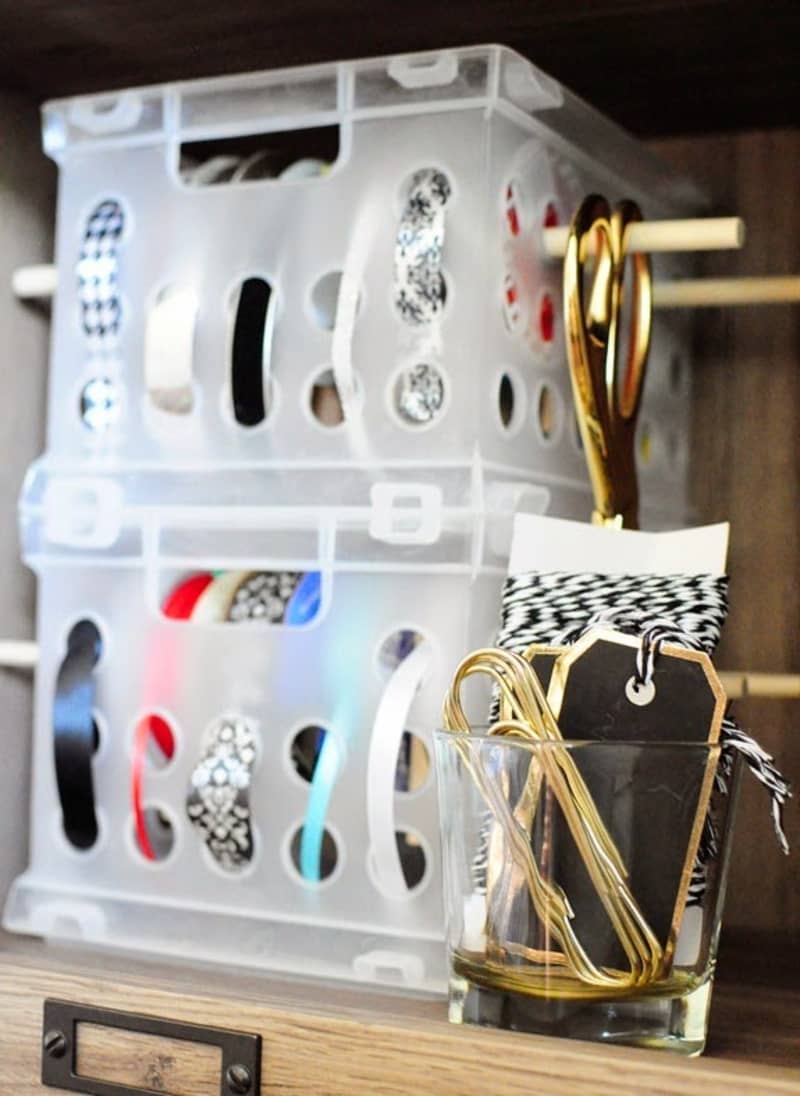 <span> Credit: <a href="http://www.monicawantsit.com/2014/08/diy-3-ribbon-storage-dispenser.html" rel="nofollow noopener" target="_blank" data-ylk="slk:Monica Wants It;elm:context_link;itc:0;sec:content-canvas" class="link ">Monica Wants It</a></span> <span class="copyright">Credit: <a href="http://www.monicawantsit.com/2014/08/diy-3-ribbon-storage-dispenser.html" rel="nofollow noopener" target="_blank" data-ylk="slk:Monica Wants It;elm:context_link;itc:0;sec:content-canvas" class="link ">Monica Wants It</a></span>