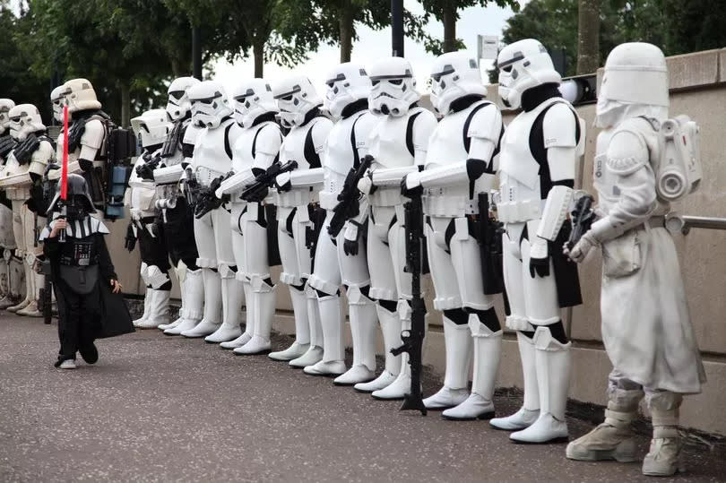 Some Stormtroopers at Leicester's National Space Centre