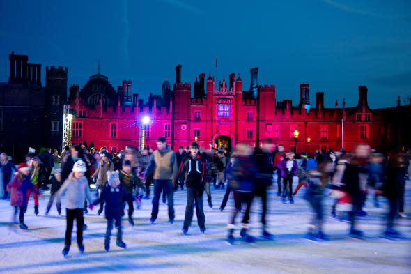 london's best ice rinks: Hampton Court Palace