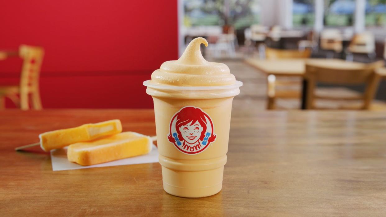 Wendy’s new Orange Dreamsicle Frosty launched Tuesday, March 19, to kick off the first day of spring.
