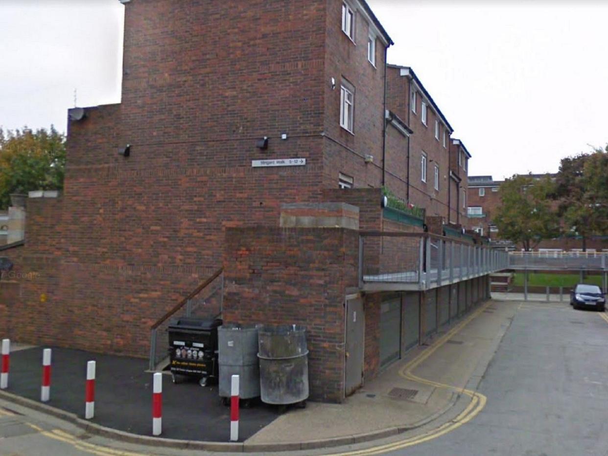 General view of Mingard Walk on the Andover Estate in Finsbury Park, north London: Google