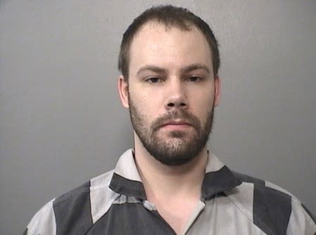 FILE PHOTO: Booking photo of Brendt Christensen, 28, arrested in connection with the disappearance of Yingying Zhang, in Champaign, Illinois