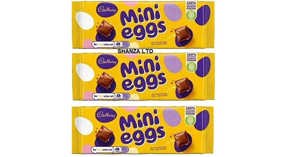 3 Bars of Mini Egg Chocolate bar