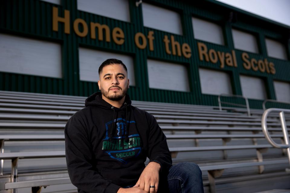 In addition to coaching the McKay boys soccer team, Juan Llamas also works as a behavioral specialist at McNary High School.