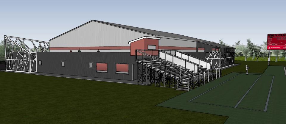Rendering of the Edison Sports Recreation Center.